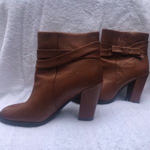 Kate Spade brown leather ankle boots